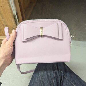 Betsey Johnson purple bow bag